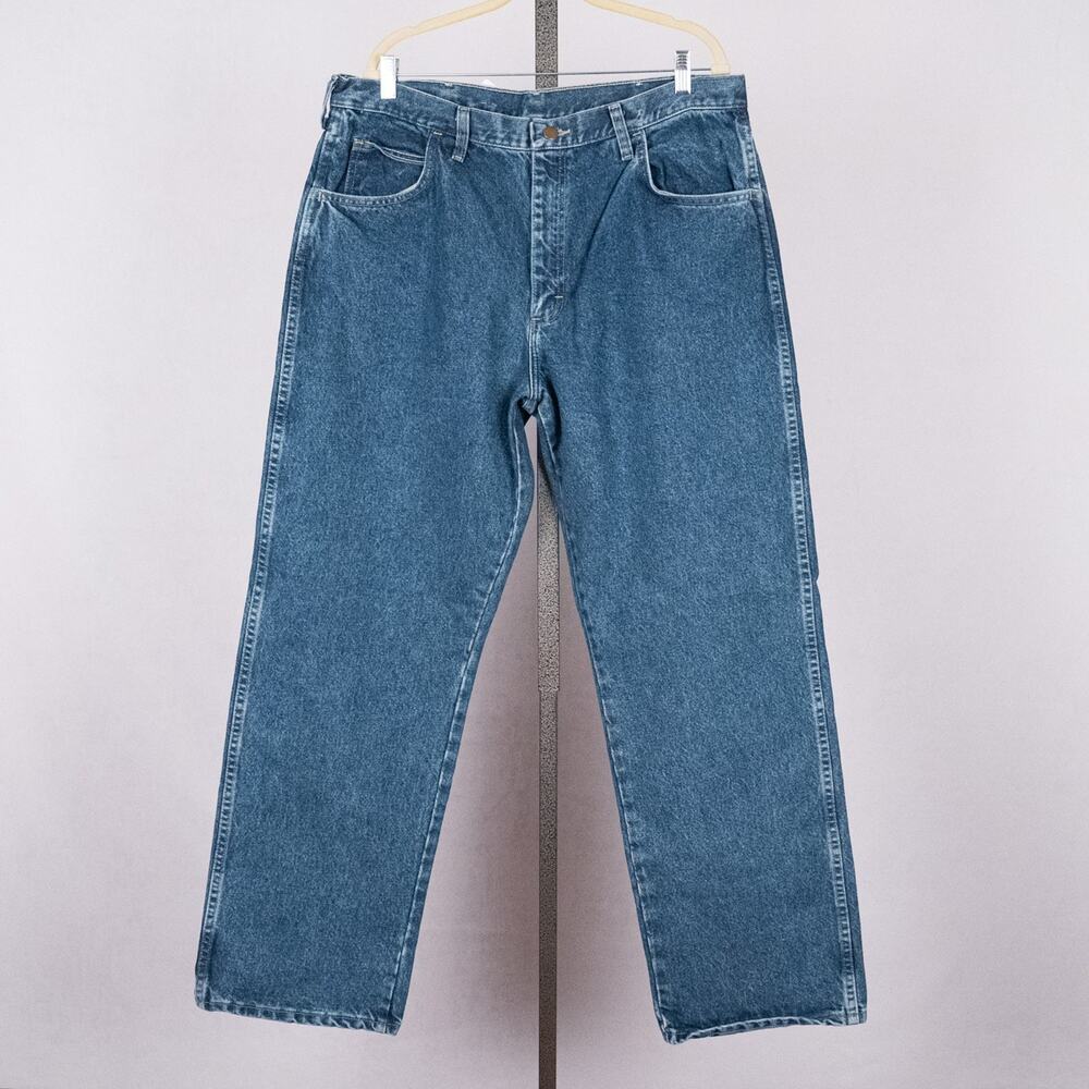 Men's Bulwark FR Jeans Size 38x32 Stonewashed PEJ6SW3 Flame Resistant Loose Fit